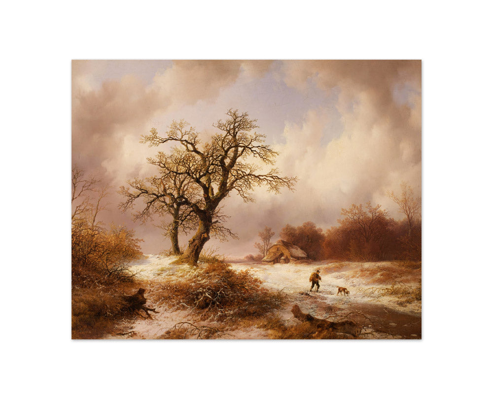 Winter landscape by Remigius Adrianus van Haanen - Compact / Full Bleed / No Frame