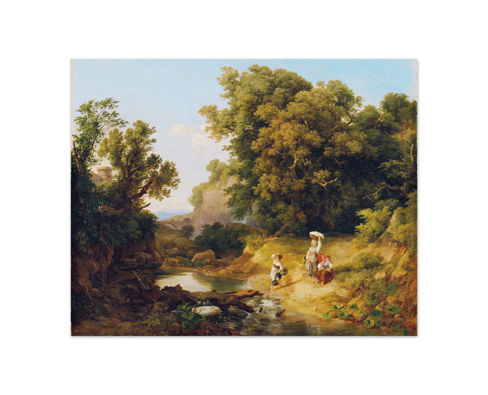 Ideal Landscape (Italian Landscape) by Károly Markó der Ältere - Compact / Full Bleed / No Frame