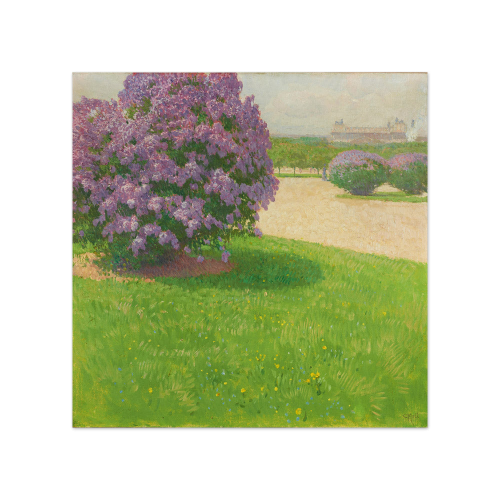 Hero's square with lilac by Carl Moll - Compact / Full Bleed / No Frame