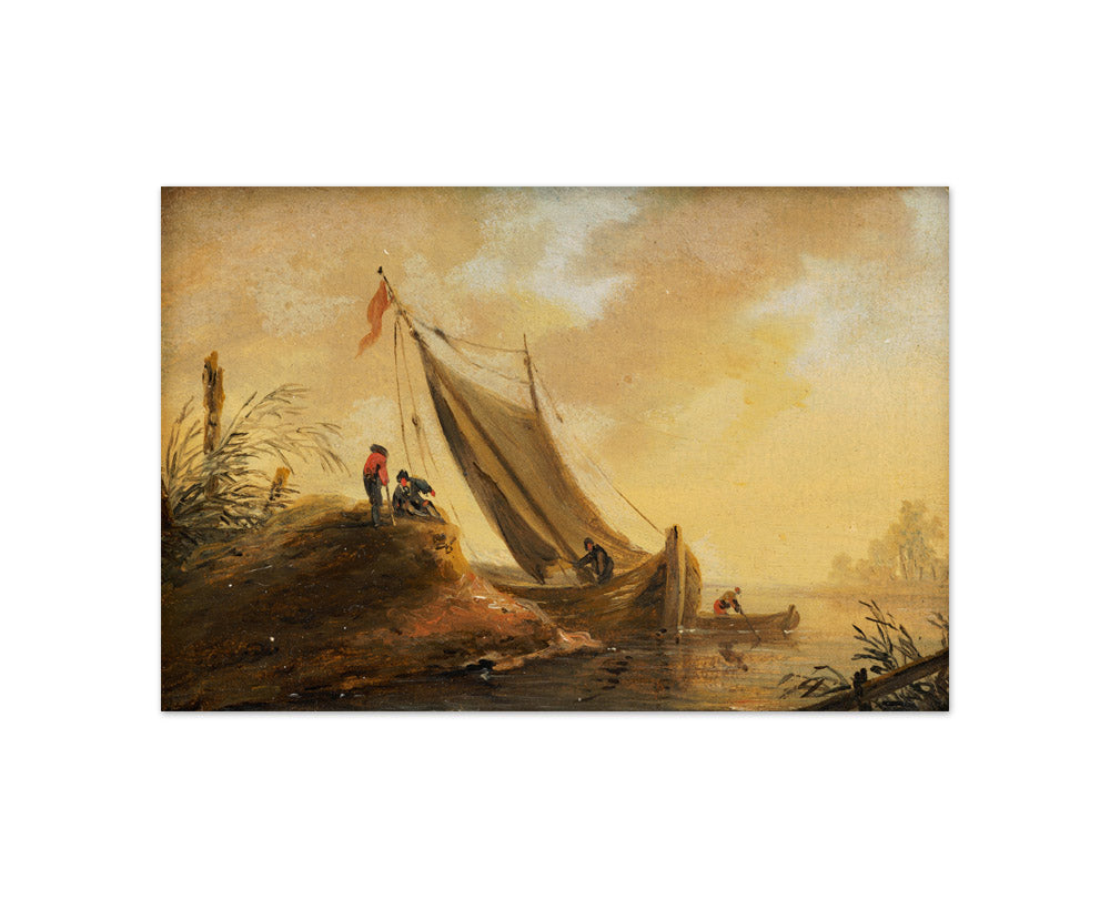 Seascape by Johann Christian Brand - Compact / Full Bleed / No Frame