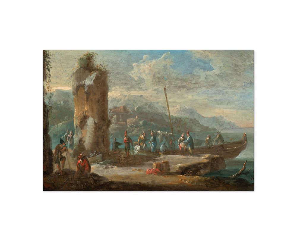 Southern harbor scene by Norbert Grund - Compact / Full Bleed / No Frame