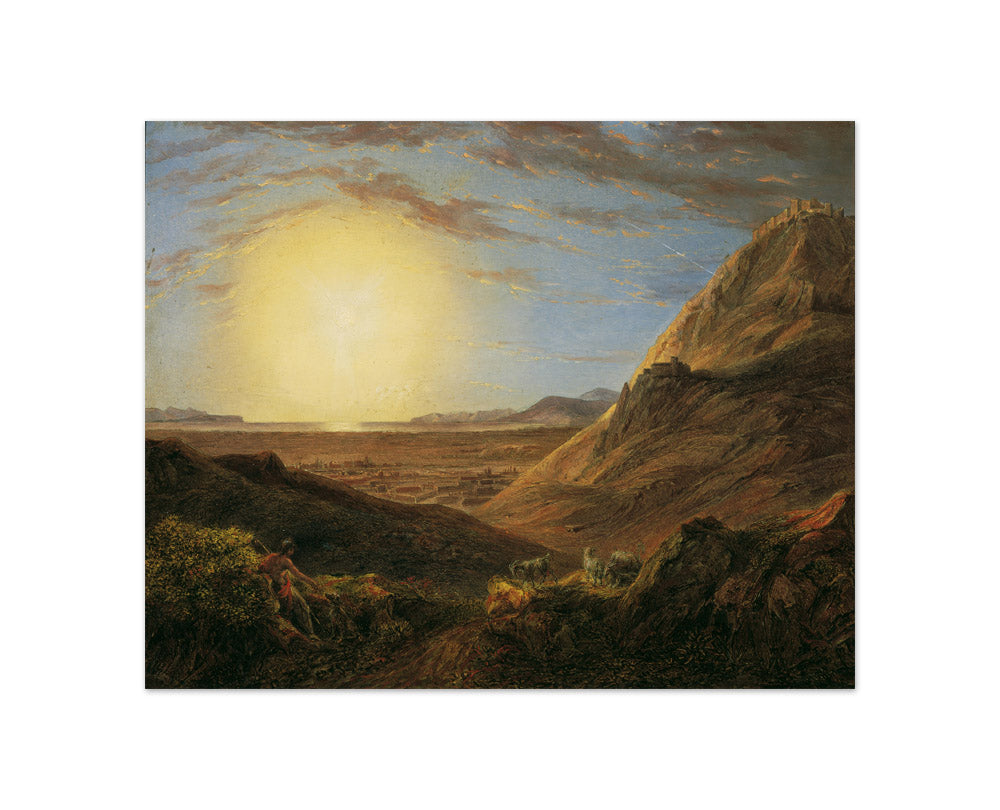 Athens after sunrise by Carl Agricola - Compact / Full Bleed / No Frame