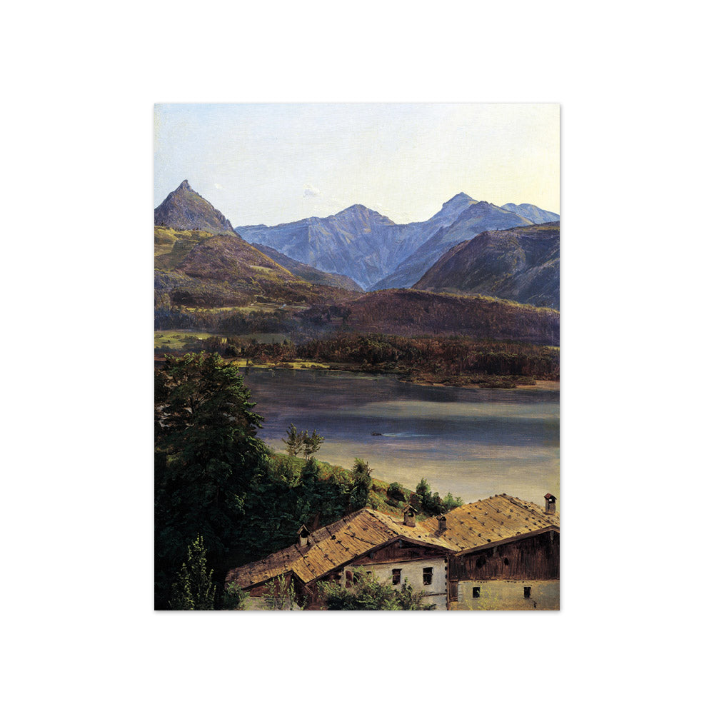 The Wolfgang Lake by Ferdinand Georg Waldmüller - Compact / Full Bleed / No Frame