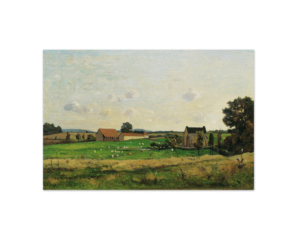 The Estate of Saulce (Dept. Gonne) by Henri Harpignies - Compact / Full Bleed / No Frame