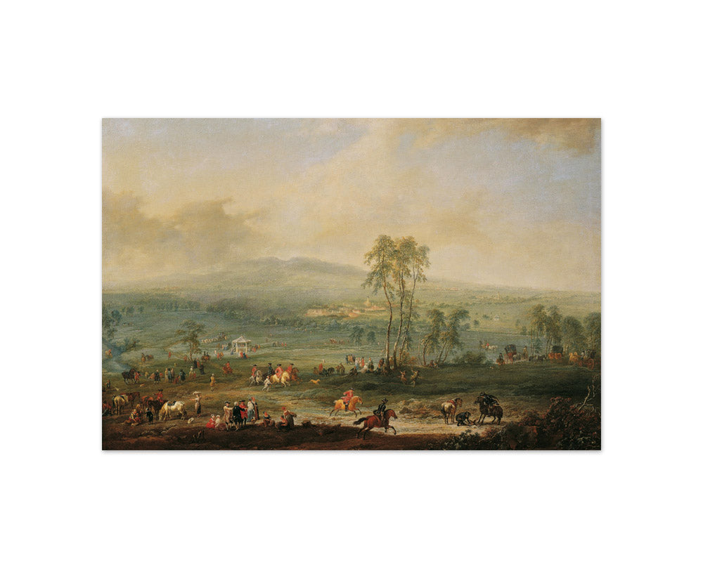 Laxenburg from Schneiderau against Guntramsdorf and Mödling by Johann Christian Brand - Compact / Full Bleed / No Frame