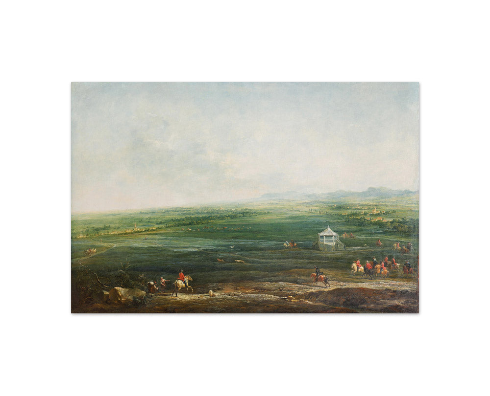 Laxenburg from the Münkendorfer Lusthaus towards the southwest by Johann Christian Brand - Compact / Full Bleed / No Frame