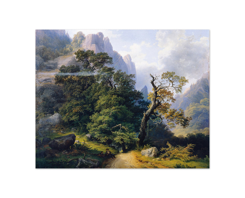 Mountain landscape by Josef Holzer - Compact / Full Bleed / No Frame