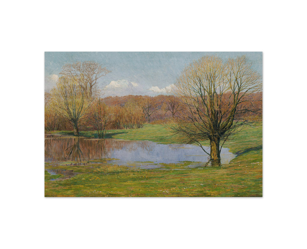 Rural landscape in early spring by Max Kahrer - Compact / Full Bleed / No Frame