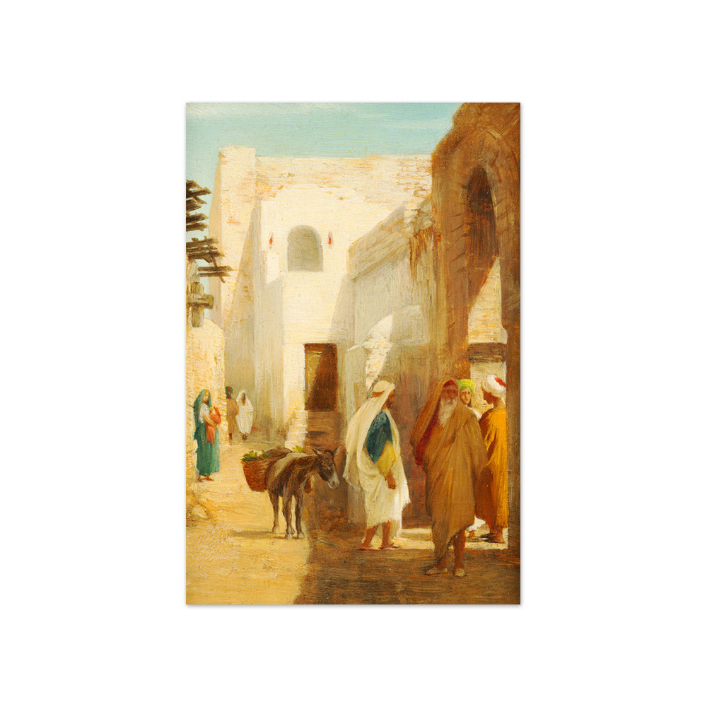 Oriental Street Scene by Eduard Lebiedzki - Compact / Full Bleed / No Frame