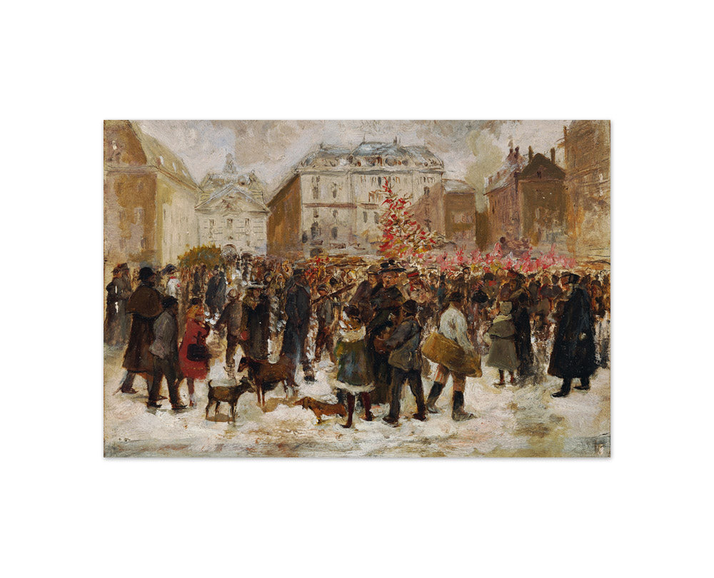 Christmas Market at the Hof in Vienna by Ernst Juch - Compact / Full Bleed / No Frame