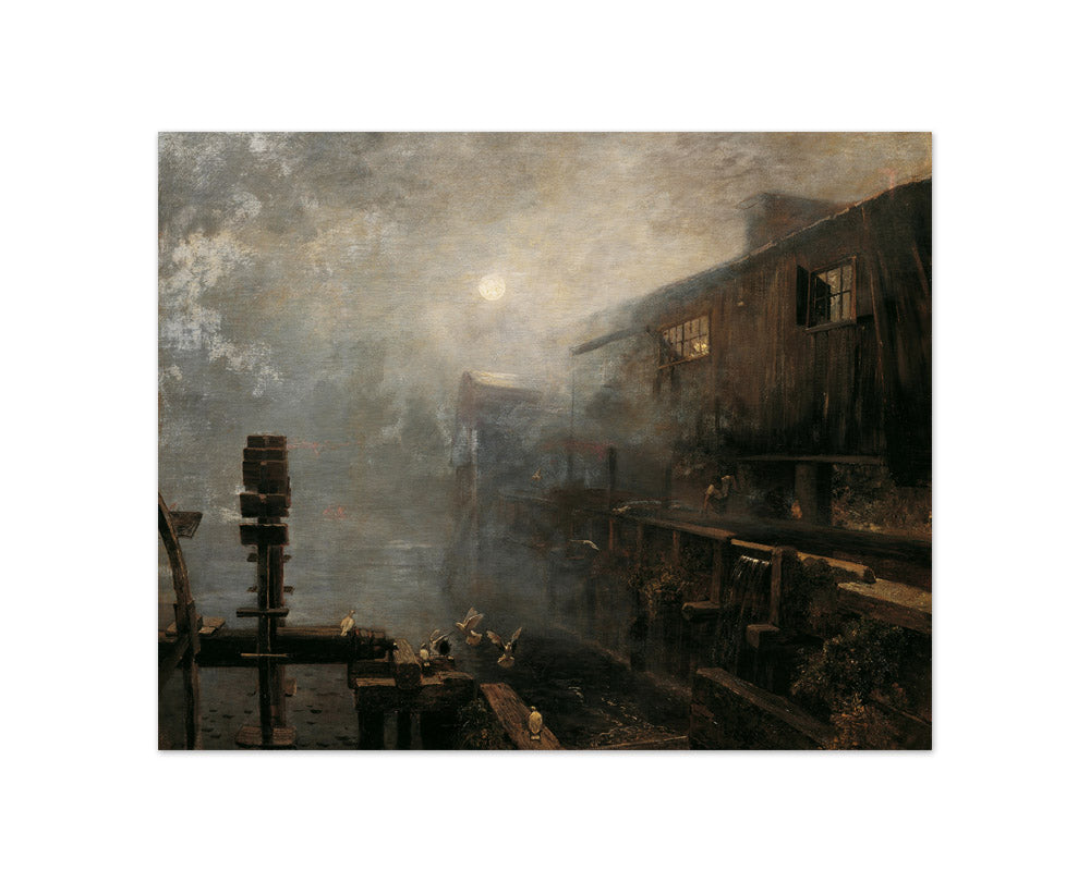 Sawmill in the Morning Mist by Emil Jakob Schindler - Compact / Full Bleed / No Frame