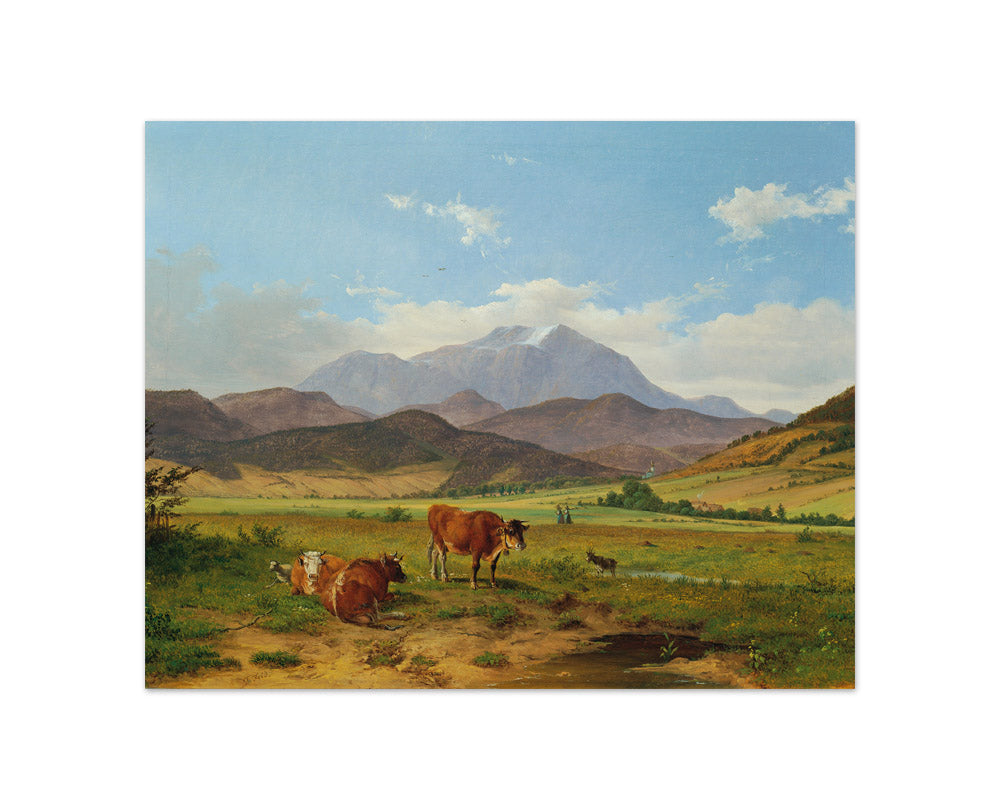 Landscape with Snow Mountain by Josef Feid - Compact / Full Bleed / No Frame