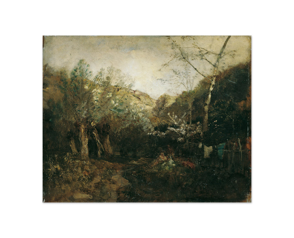 Party at Haslau on the Danube by Emil Jakob Schindler - Compact / Full Bleed / No Frame
