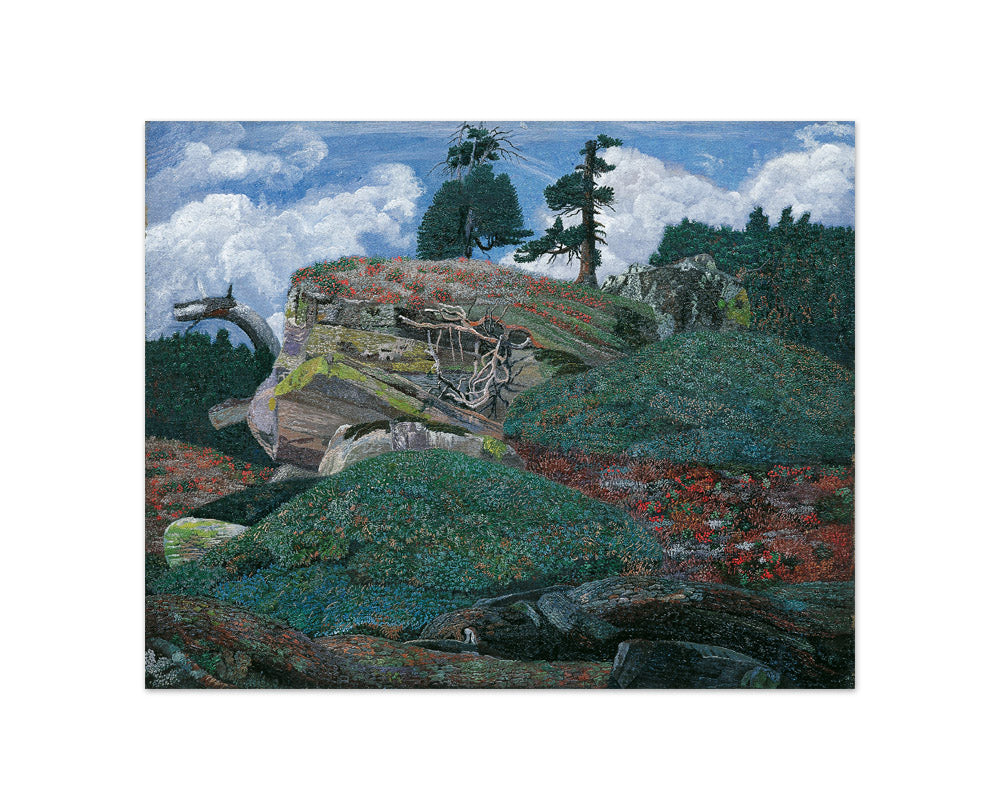 Landscape with Rocks by Karl Mediz - Compact / Full Bleed / No Frame