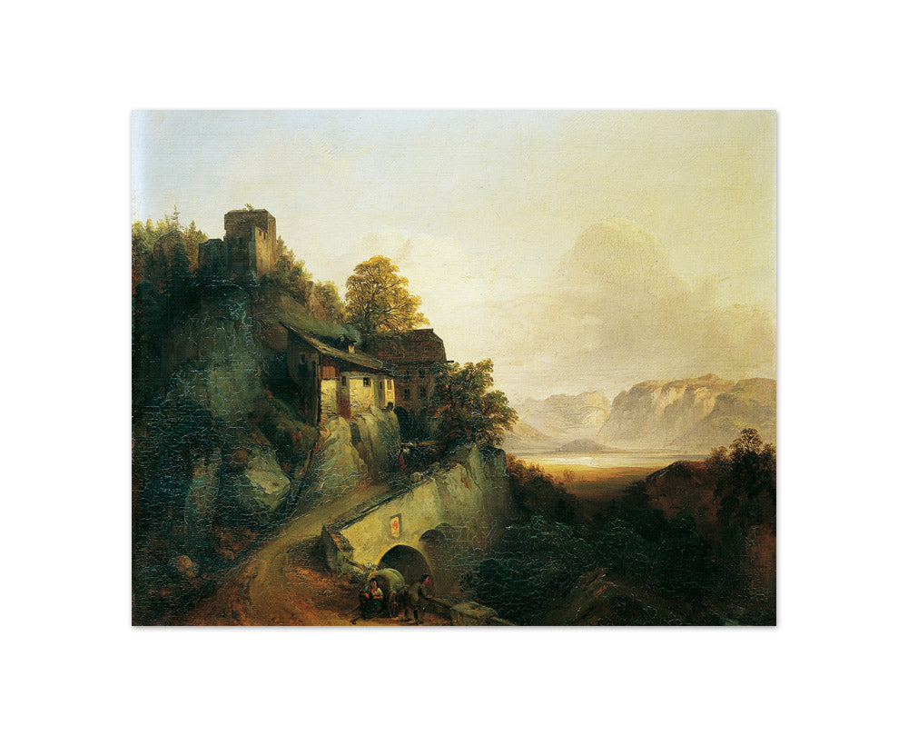 Mountain road in Tyrol by Franz Barbarini - Compact / Full Bleed / No Frame