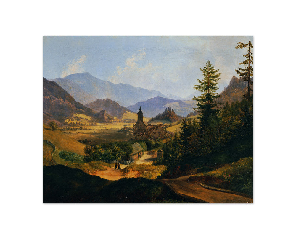 The Josephsberg near Mariazell by Anton Schiffer - Compact / Full Bleed / No Frame