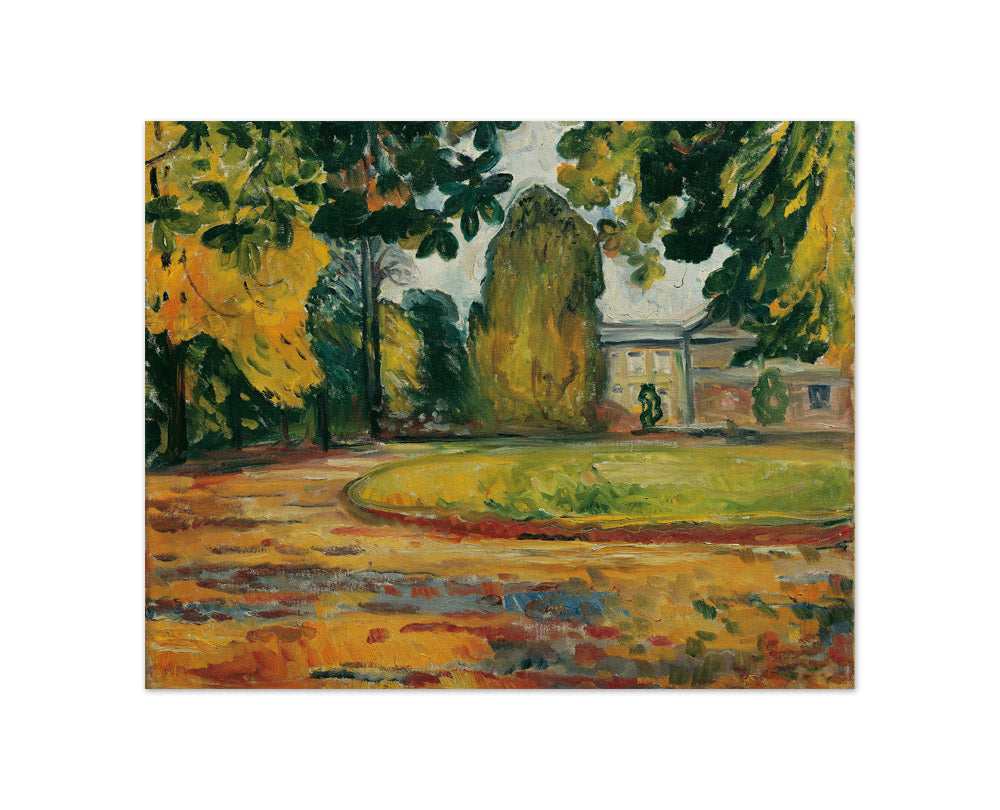 Park in Kösen by Edvard Munch - Compact / Full Bleed / No Frame