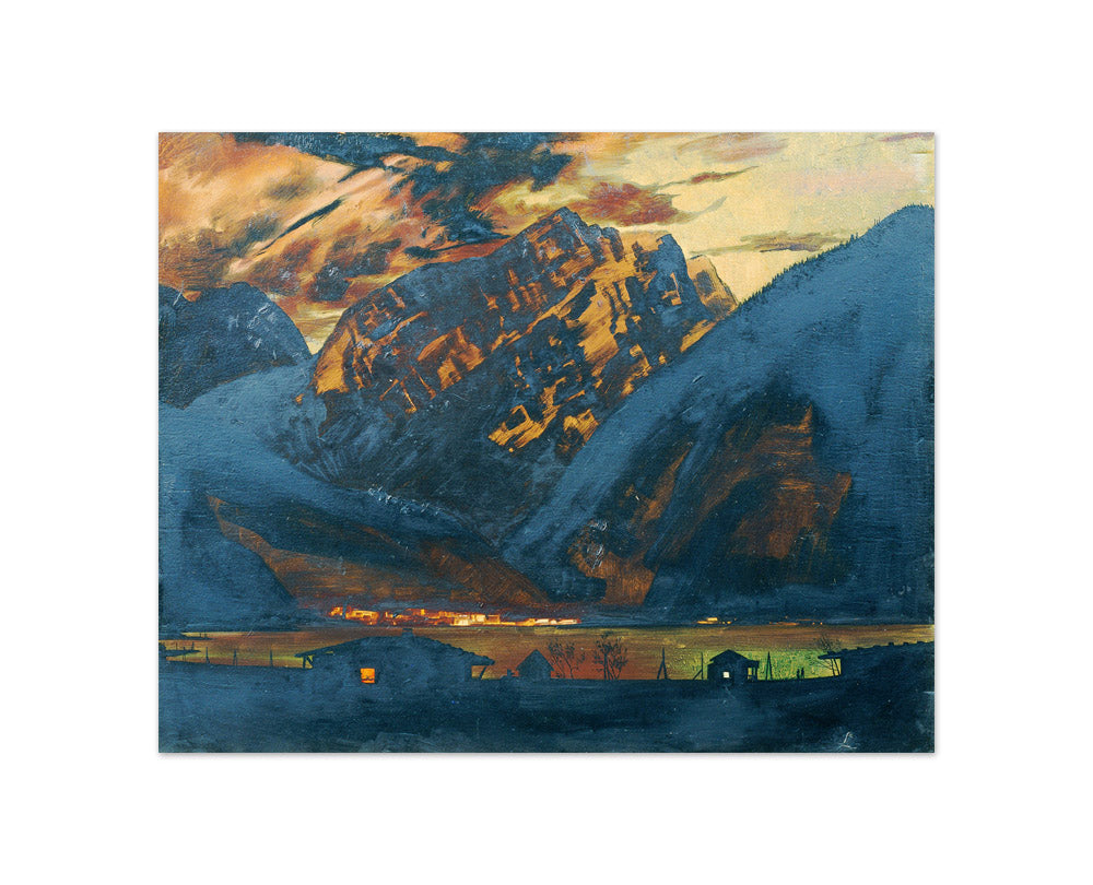 Zell am See at Night by Klemens Brosch - Compact / Full Bleed / No Frame