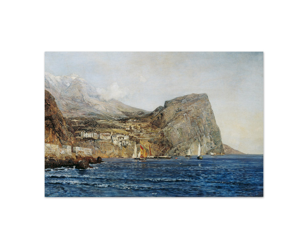 Coastal landscape in Dalmatia by Emil Jakob Schindler - Compact / Full Bleed / No Frame