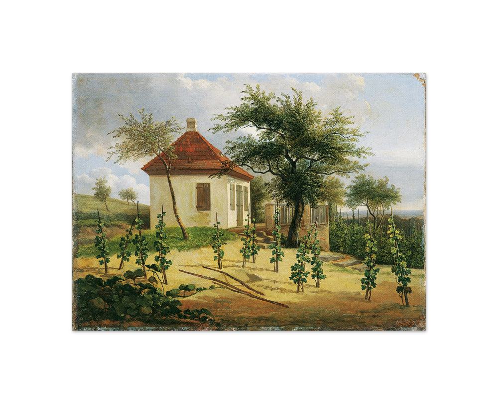 Pavilion at Dr. Körner's Vineyard in Loschwitz by Karl Gottfried Traugott Faber - Compact / Full Bleed / No Frame