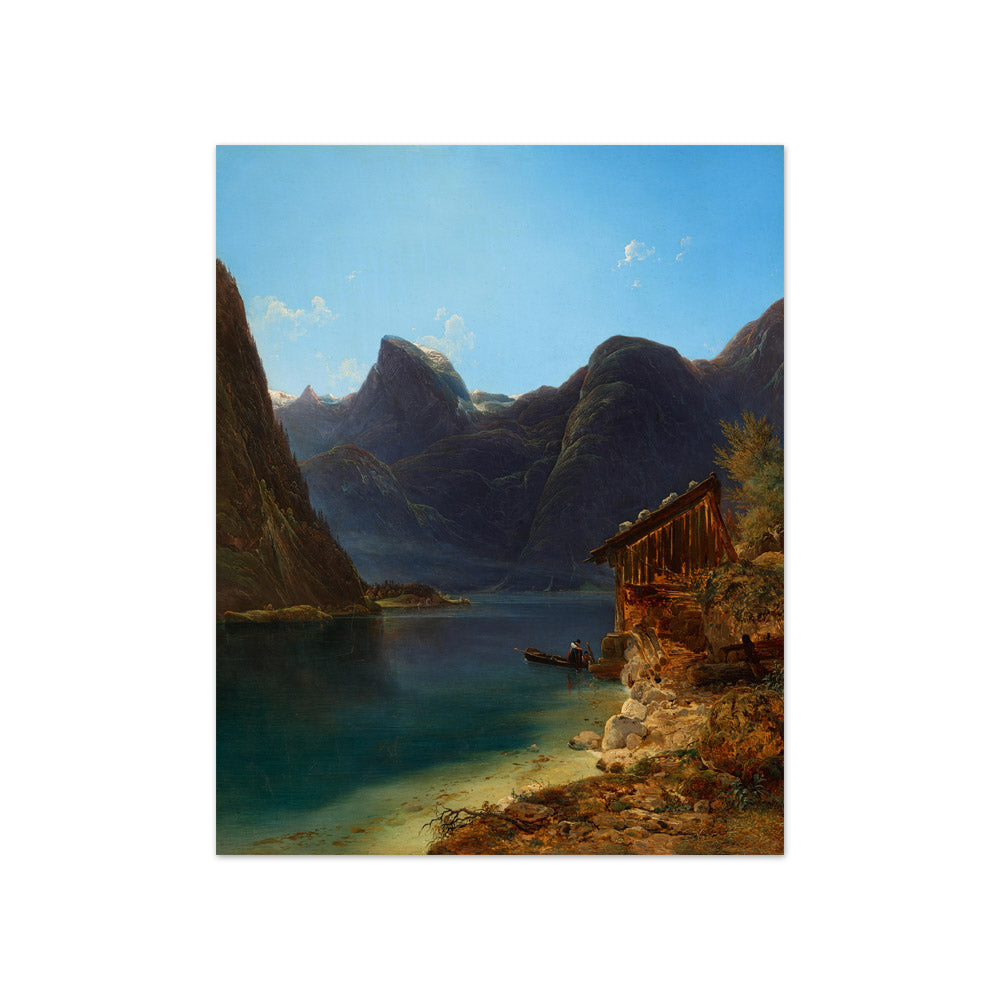 The Hallstatt Lake by Franz Steinfeld - Compact / Full Bleed / No Frame