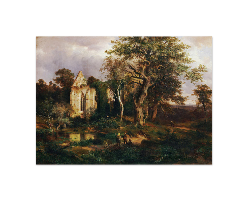 Church Ruin by Ludwig Halauska - Compact / Full Bleed / No Frame