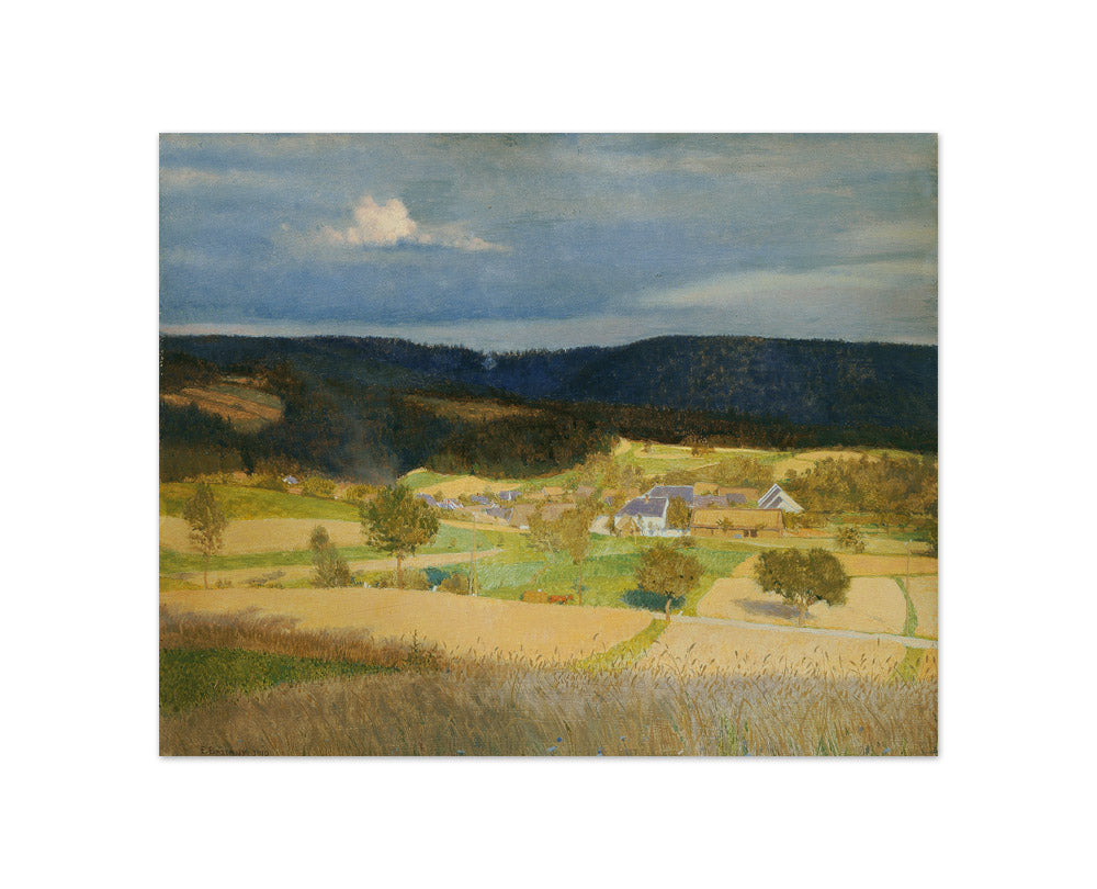 Village in the Sun by Emanuel Baschny - Compact / Full Bleed / No Frame