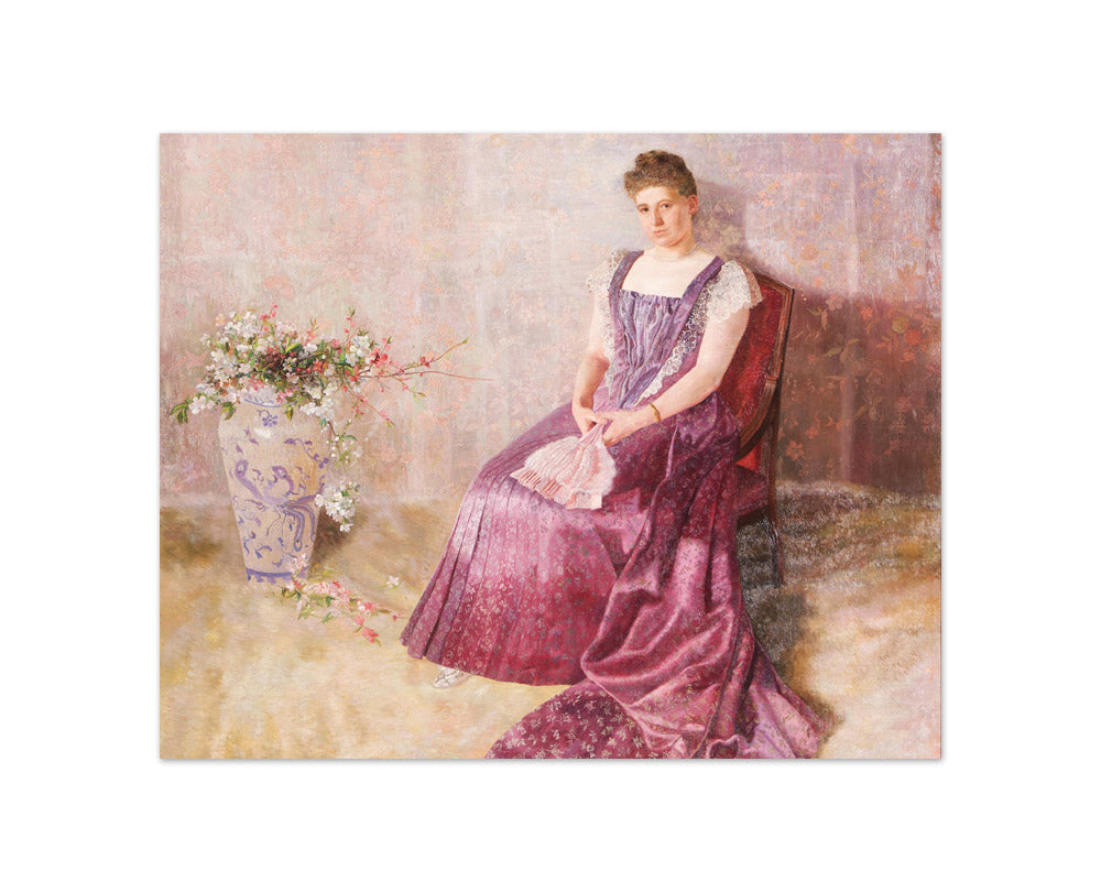 The Purple State Dress. Mrs. von Birkenreuth by Karl Mediz - Compact / Full Bleed / No Frame