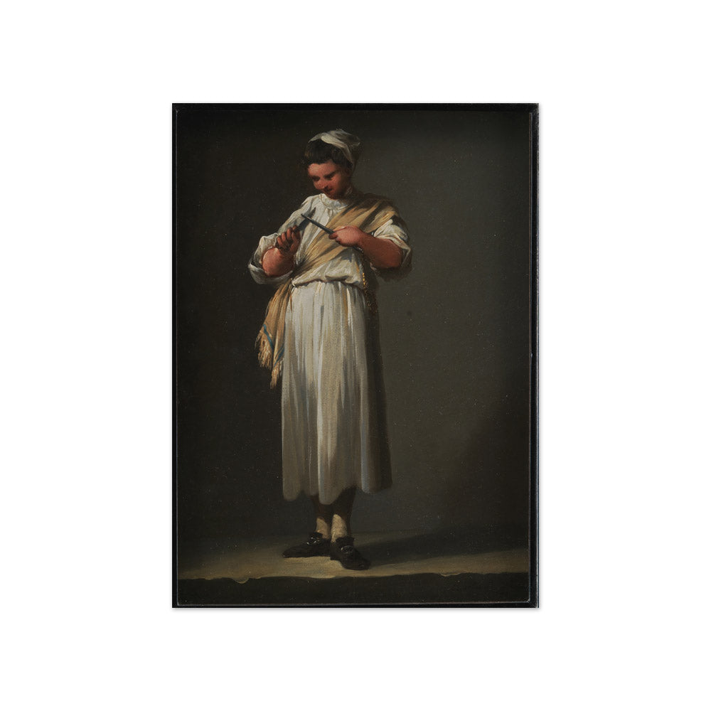 A Roman Cook´s Boy Sharpening a Knife by Jean Barbault - Compact / Full Bleed / No Frame