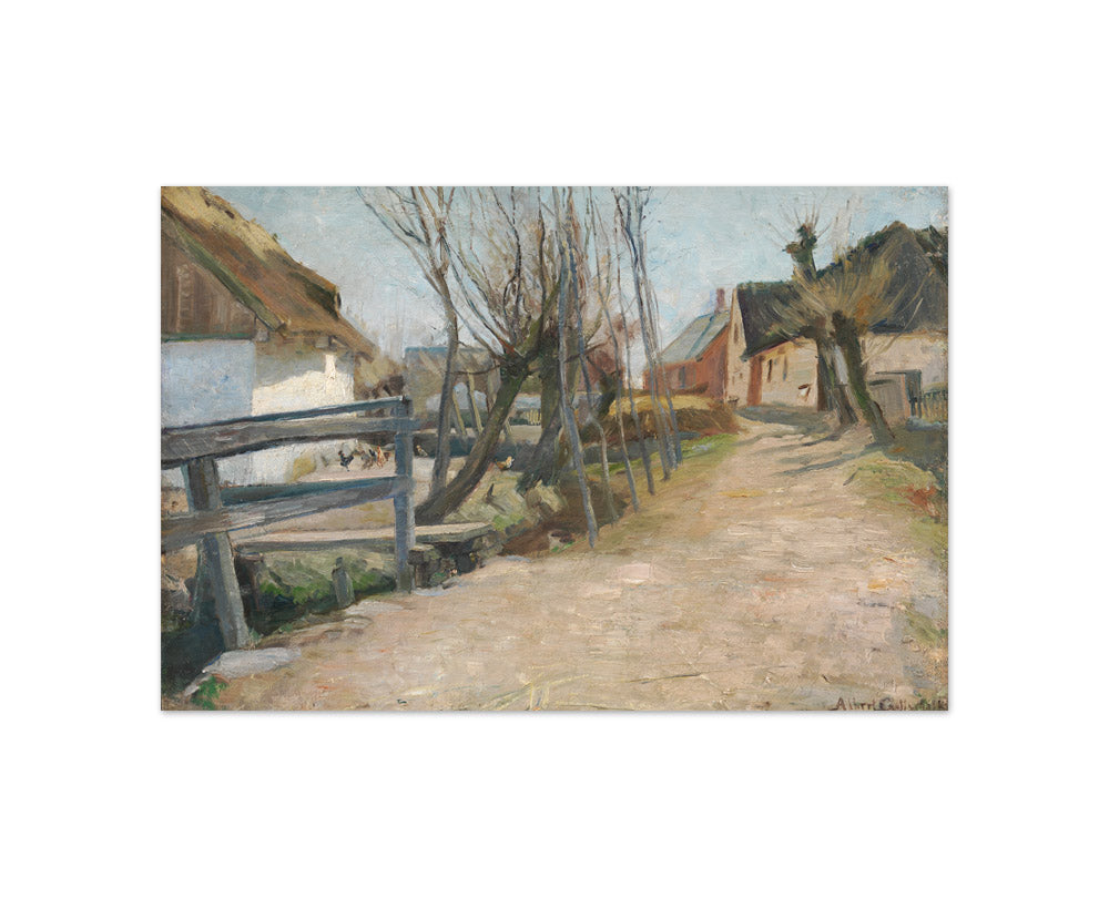 Early Spring Day in Glostrup by Albert Gottschalk - Compact / Full Bleed / No Frame