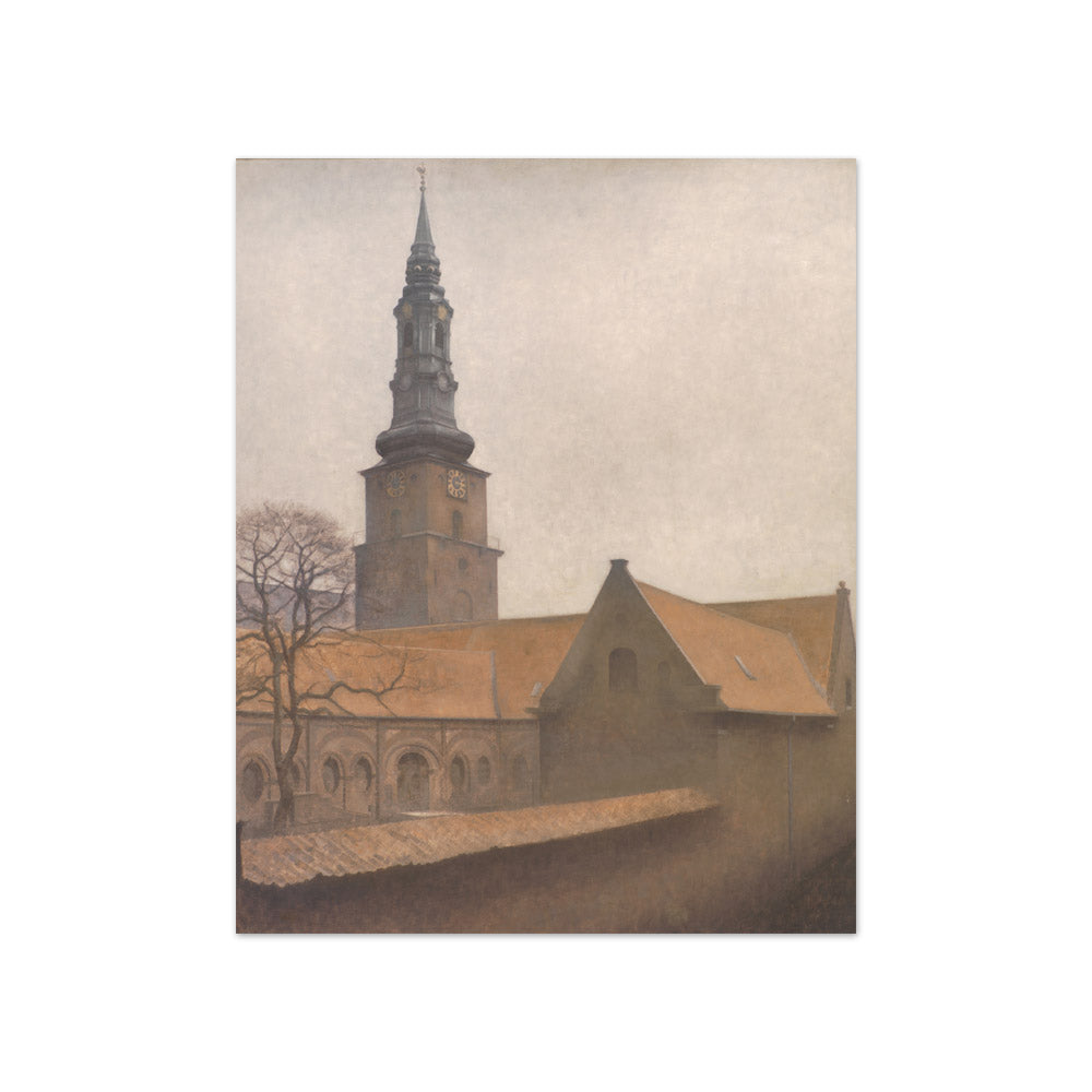 St. Peter's Church, Copenhagen by Vilhelm Hammershøi - Compact / Full Bleed / No Frame