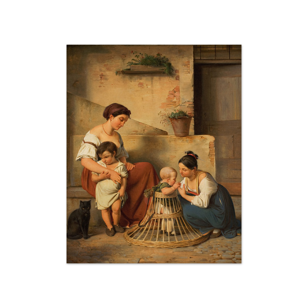A Roman Streetscene by Albert Küchler - Compact / Full Bleed / No Frame