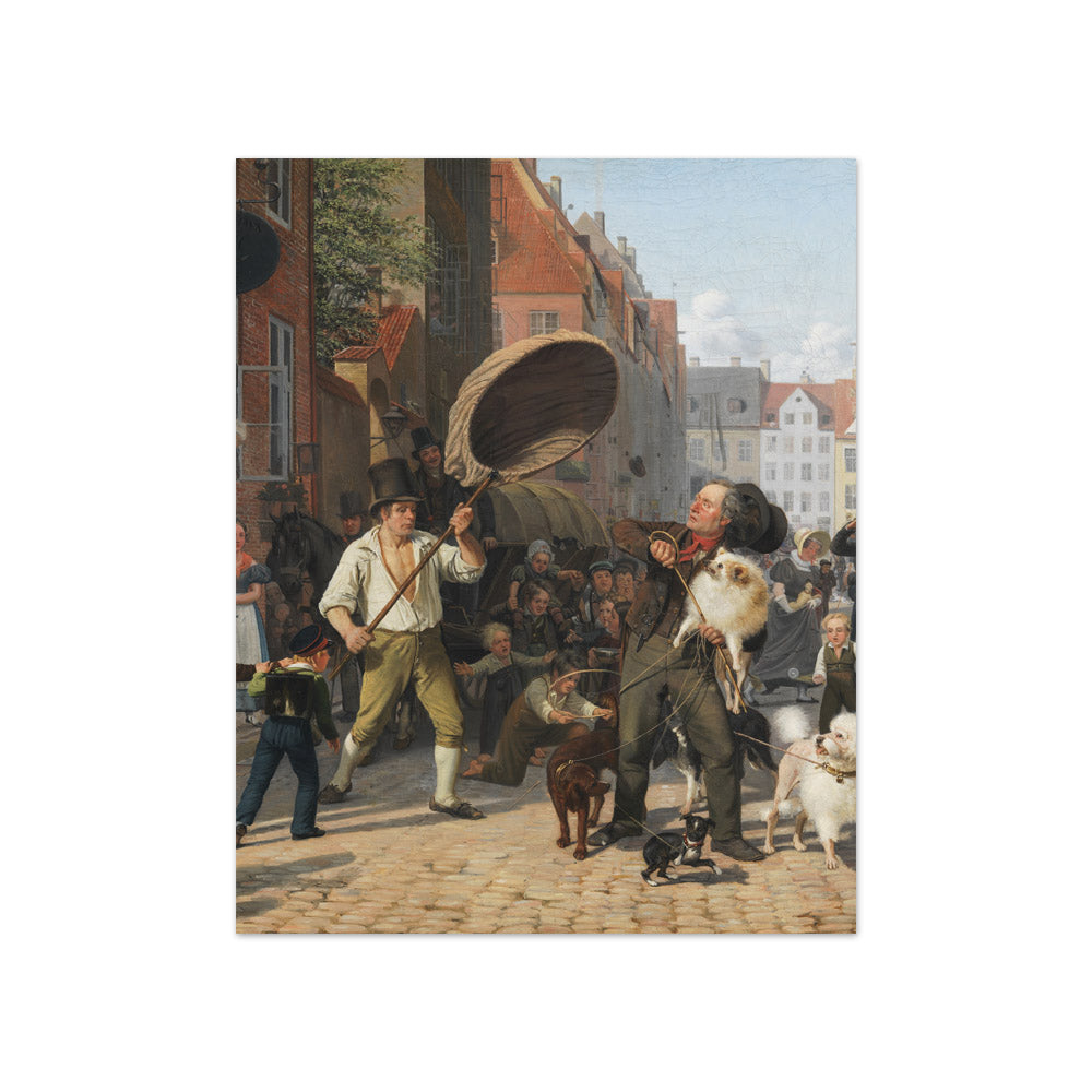 A Street Scene in the Dogdays by Wilhelm Marstrand - Compact / Full Bleed / No Frame