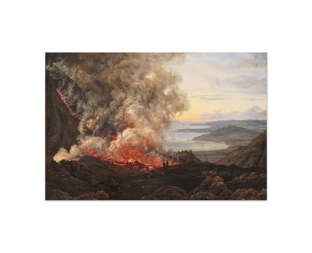 Eruption of the Volcano Vesuvius by J.C. Dahl - Compact / Full Bleed / No Frame