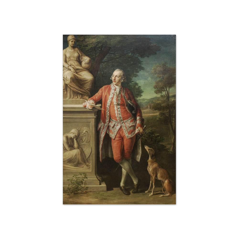 Peter Beckford (1740-1811), landowner, Dorset. by Pompeo Batoni - Compact / Full Bleed / No Frame