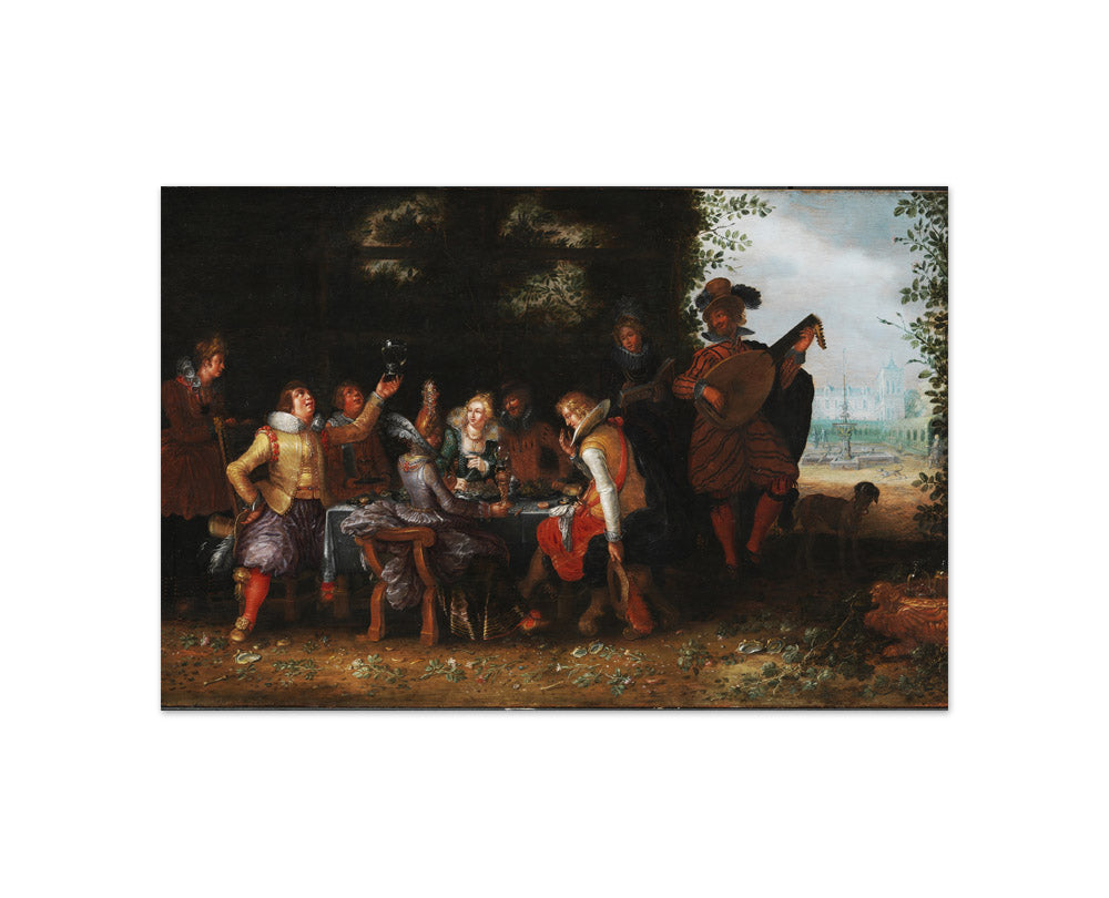 Banquet in a Park by David Vinckboons - Compact / Full Bleed / No Frame