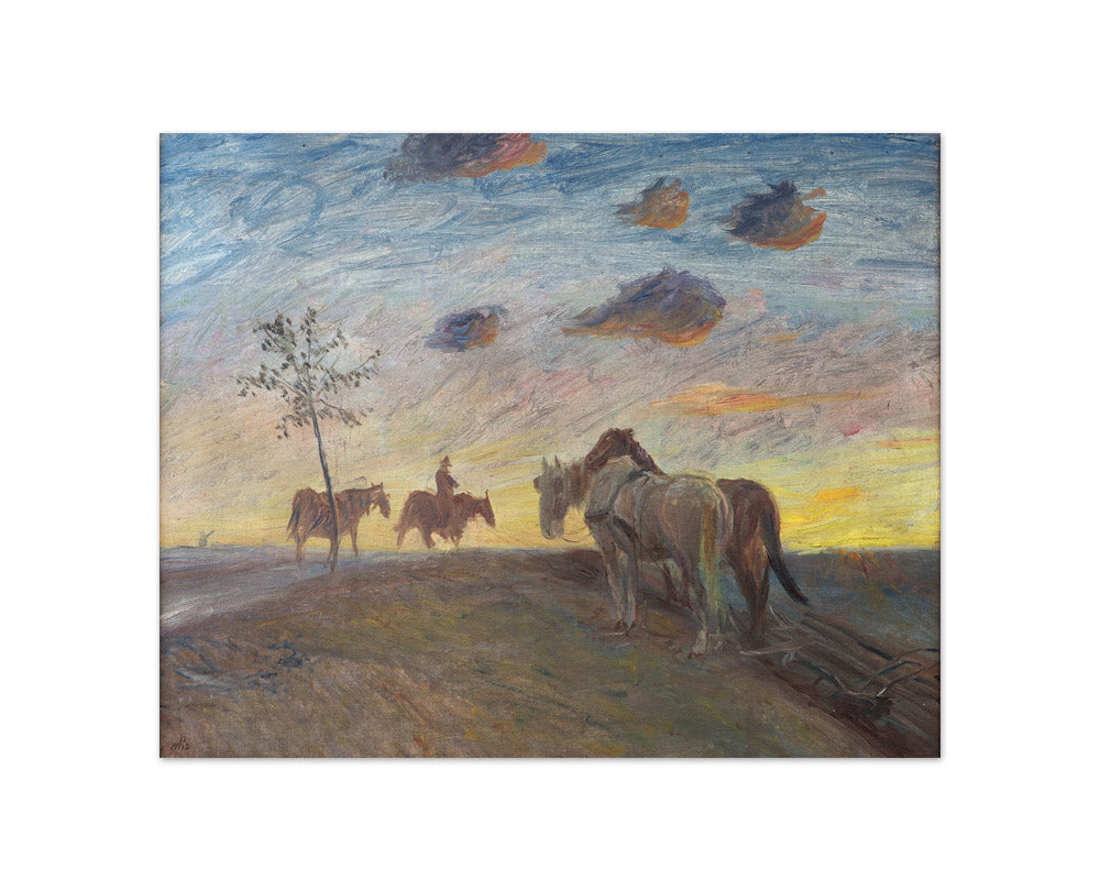 Evening Landscape by Theodor Philipsen - Compact / Full Bleed / No Frame