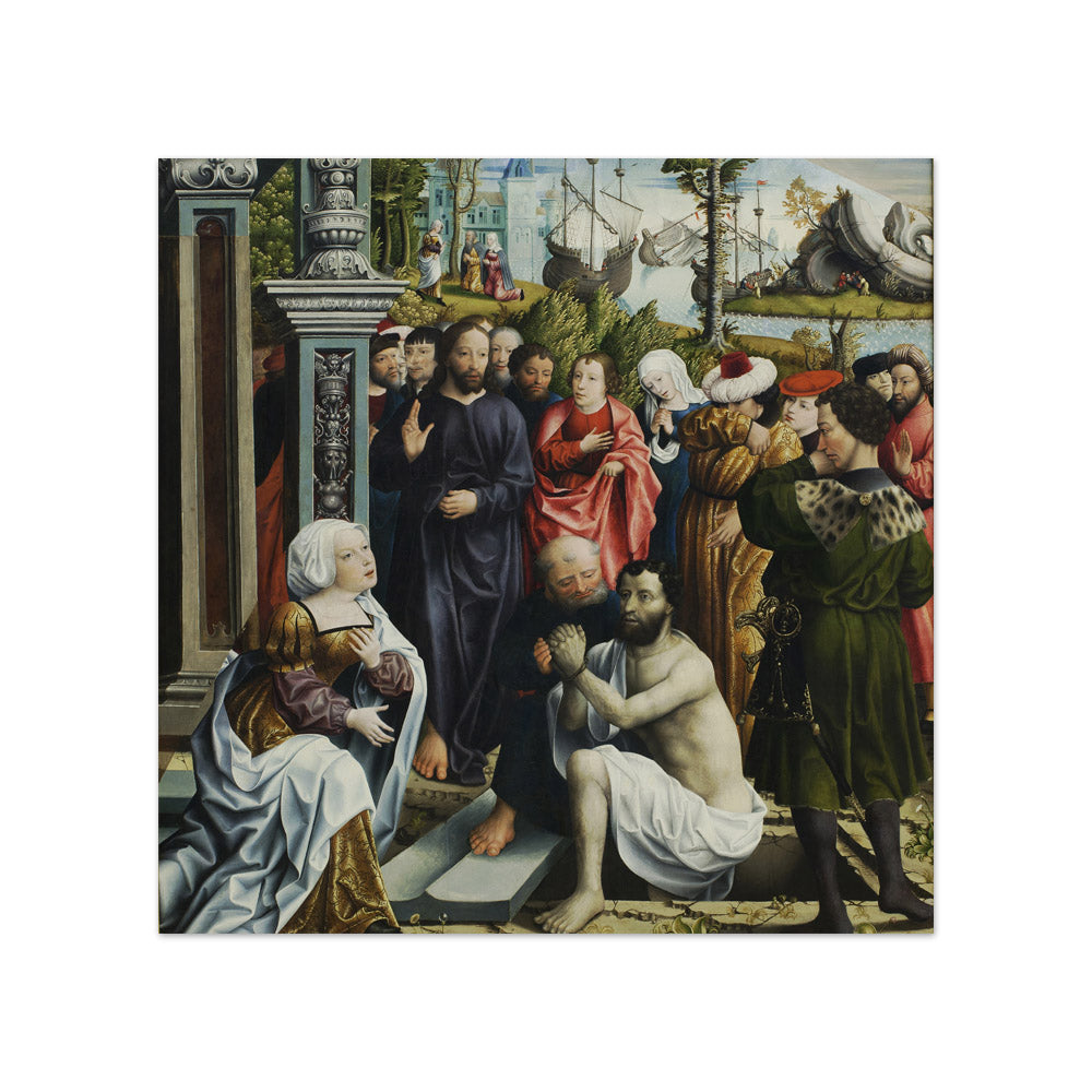 The Raising of Lazarus by Lucas van Leyden - Compact / Full Bleed / No Frame