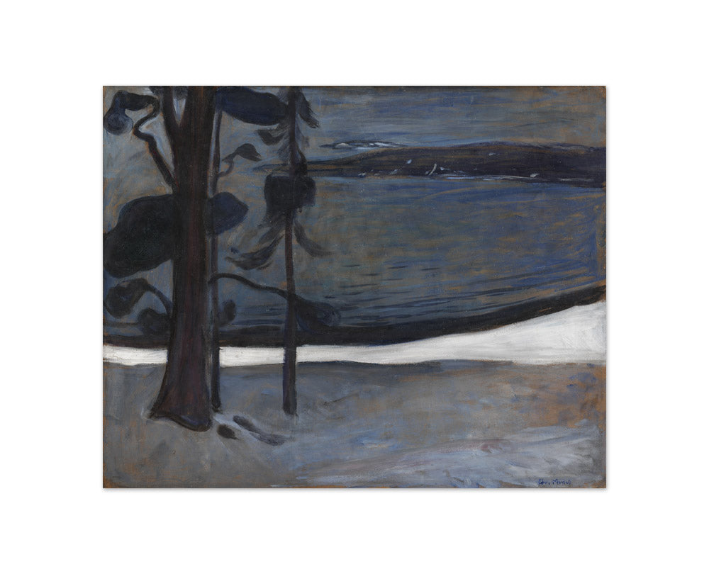 Winter in Nordstrand by Edvard Munch - Compact / Full Bleed / No Frame