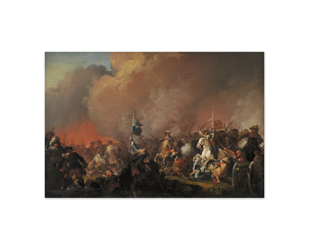 The Battle of Amager 1658 during the Swedish Wars 1657-60 by C.A. Lorentzen - Compact / Full Bleed / No Frame