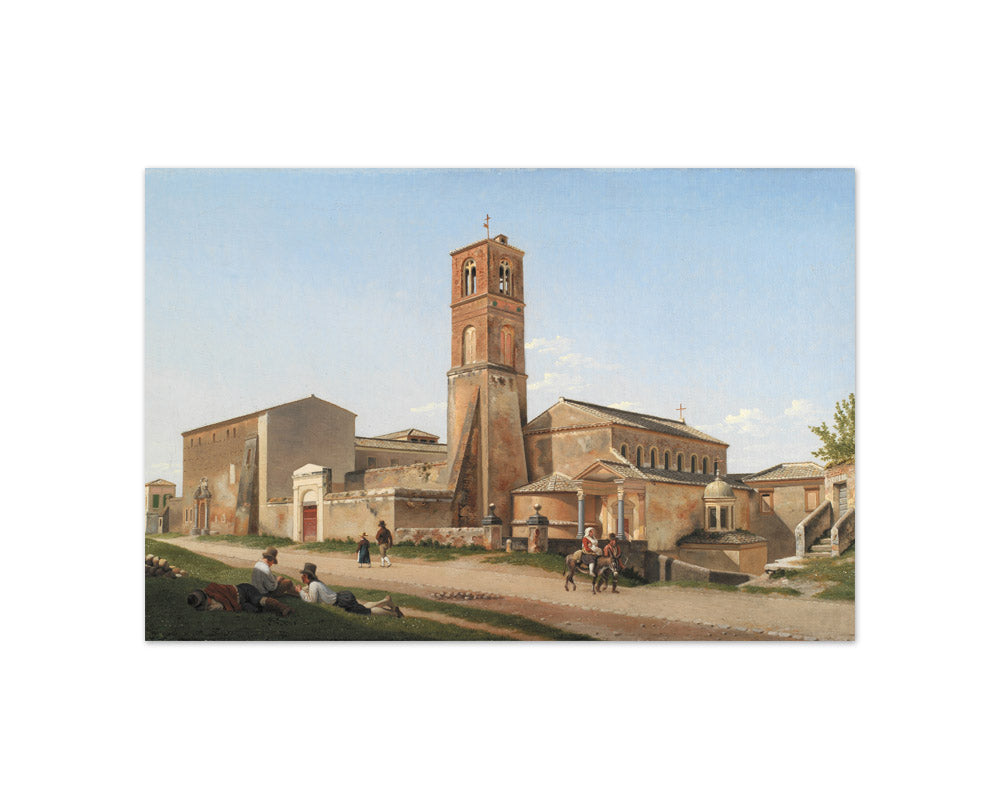 Saint Agnes outside the walls, Rome by C.W. Eckersberg - Compact / Full Bleed / No Frame