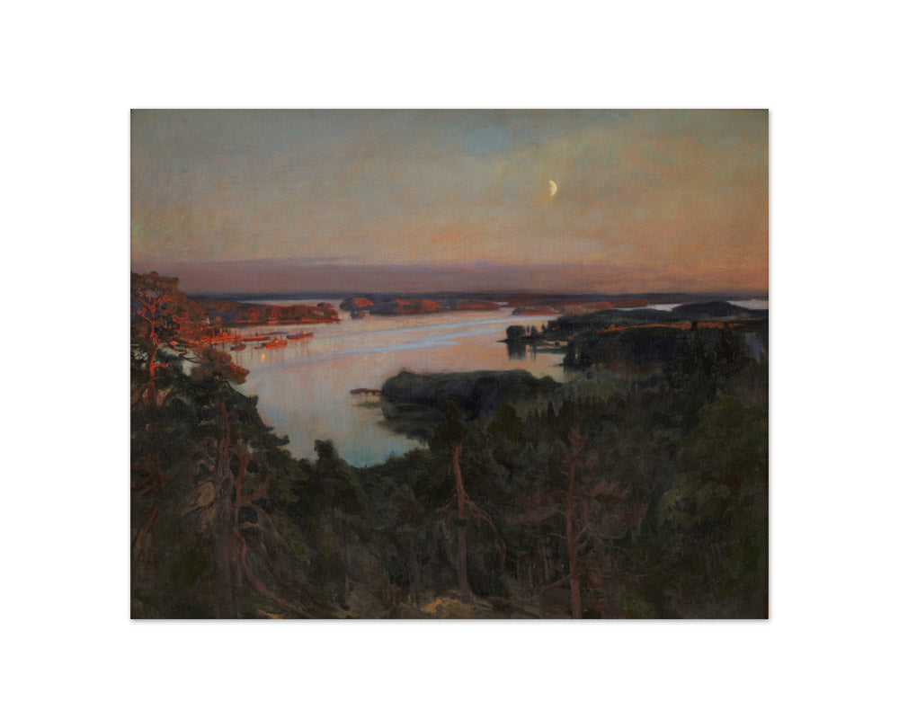 Summer Evening, Haiko Fiord by Albert Edelfelt - Compact / Full Bleed / No Frame