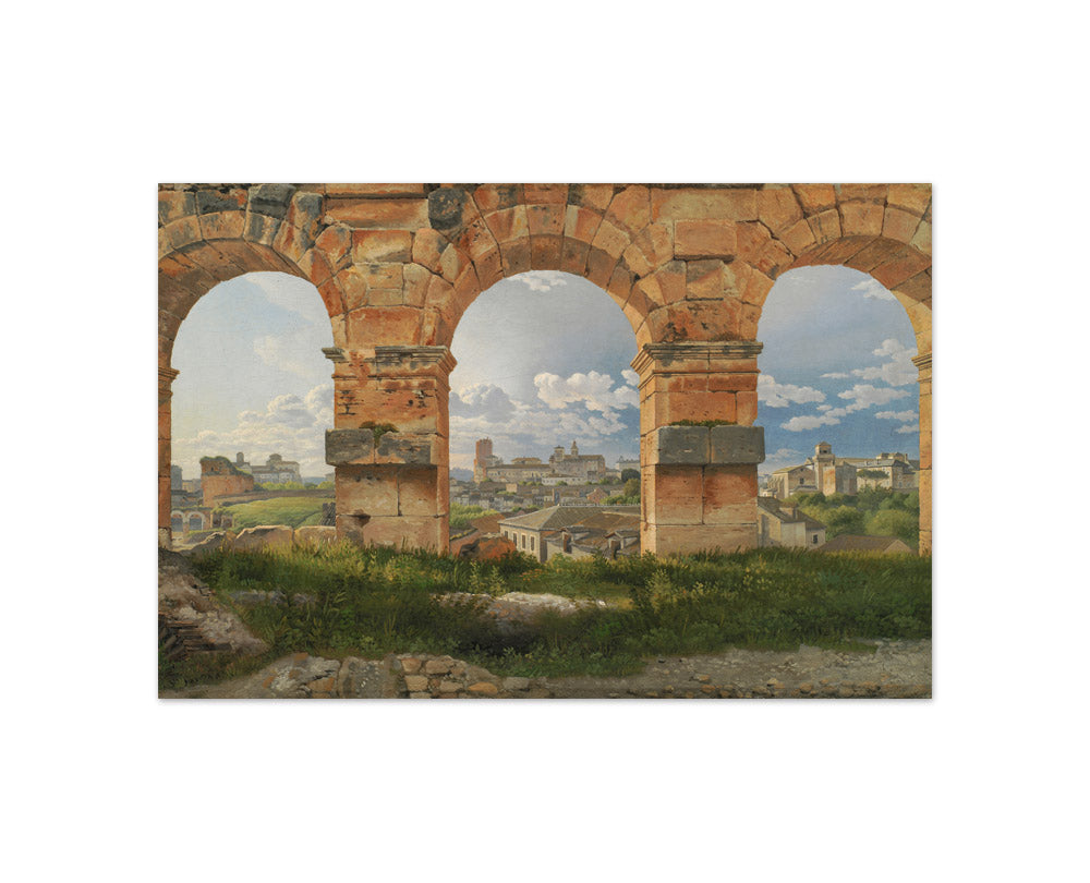 A View through Three Arches of the Third Storey of the Colosseum by C.W. Eckersberg - Compact / Full Bleed / No Frame