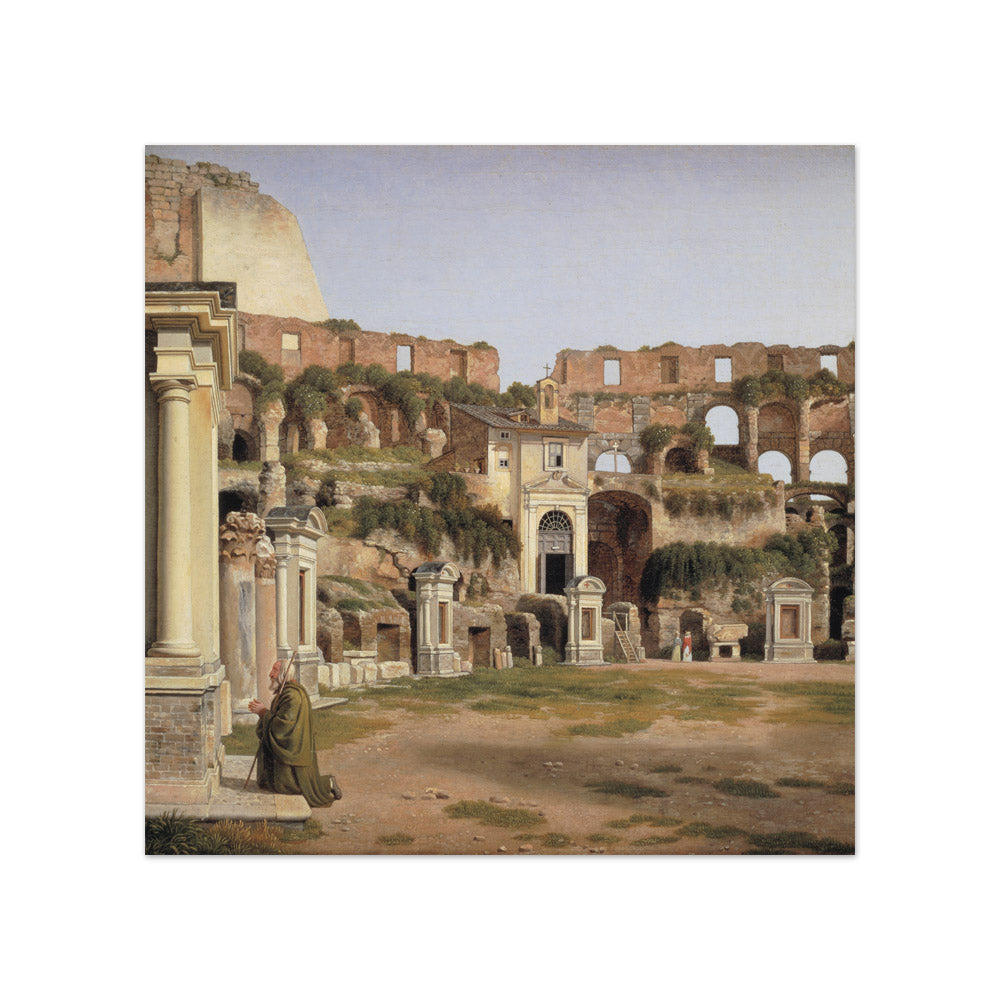 View of the Interior of the Colosseum by C.W. Eckersberg - Compact / Full Bleed / No Frame