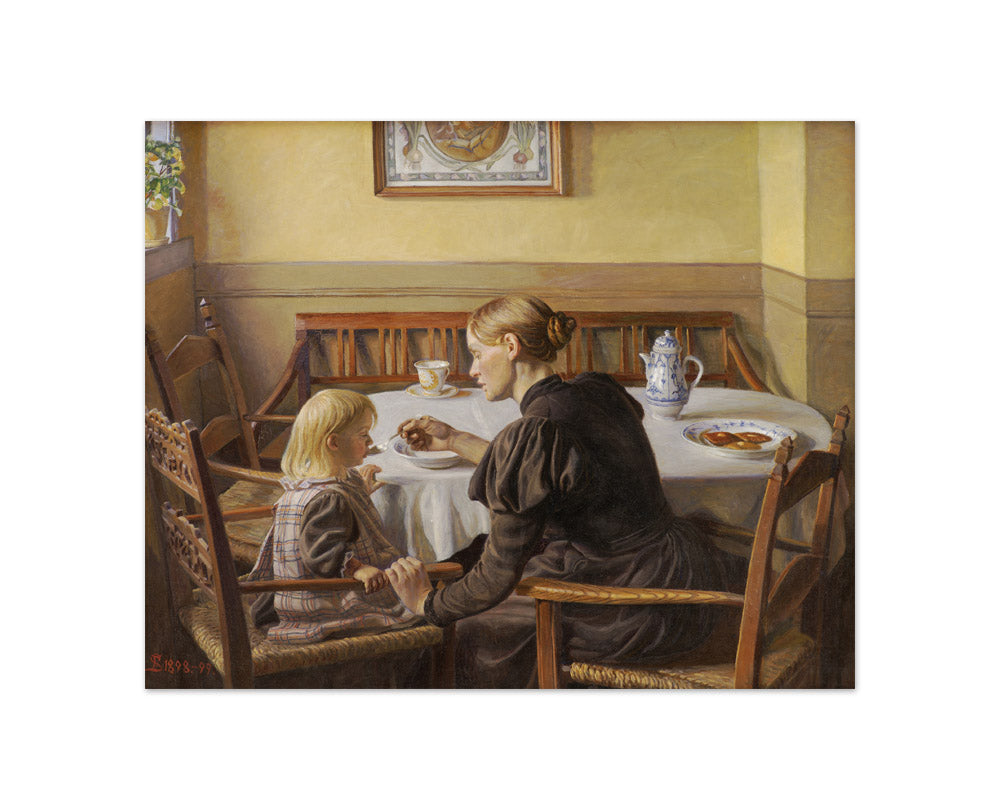 Mother and Child by Fritz Syberg - Compact / Full Bleed / No Frame