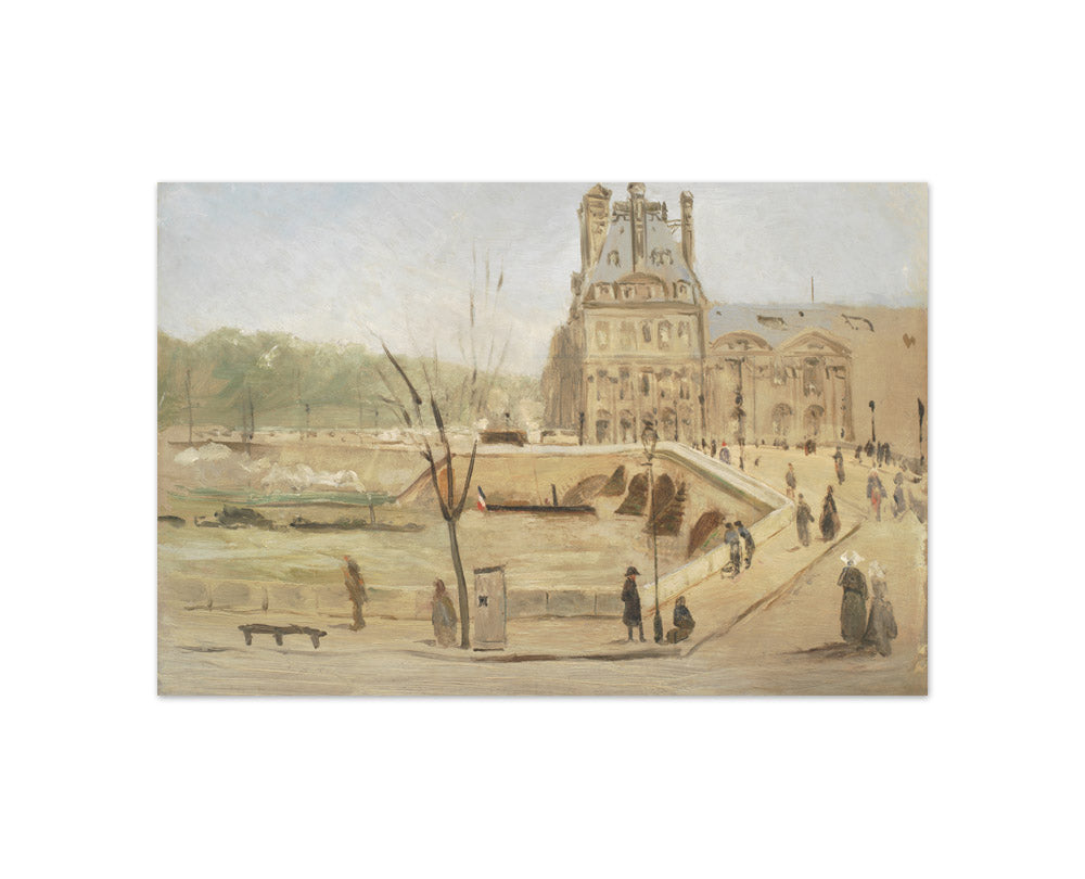 Pont Royal in Paris. Sketch by David Jacobsen - Compact / Full Bleed / No Frame