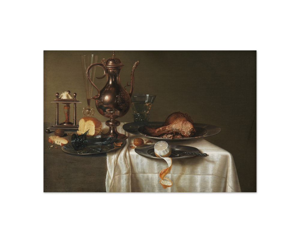 Still Life. Breakfast Piece by Maerten Boelema de Stomme - Compact / Full Bleed / No Frame