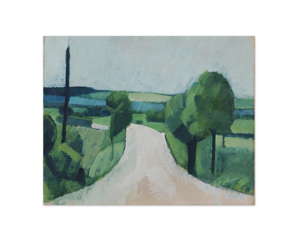 Road near Fåborg on Funen by Harald Giersing - Compact / Full Bleed / No Frame