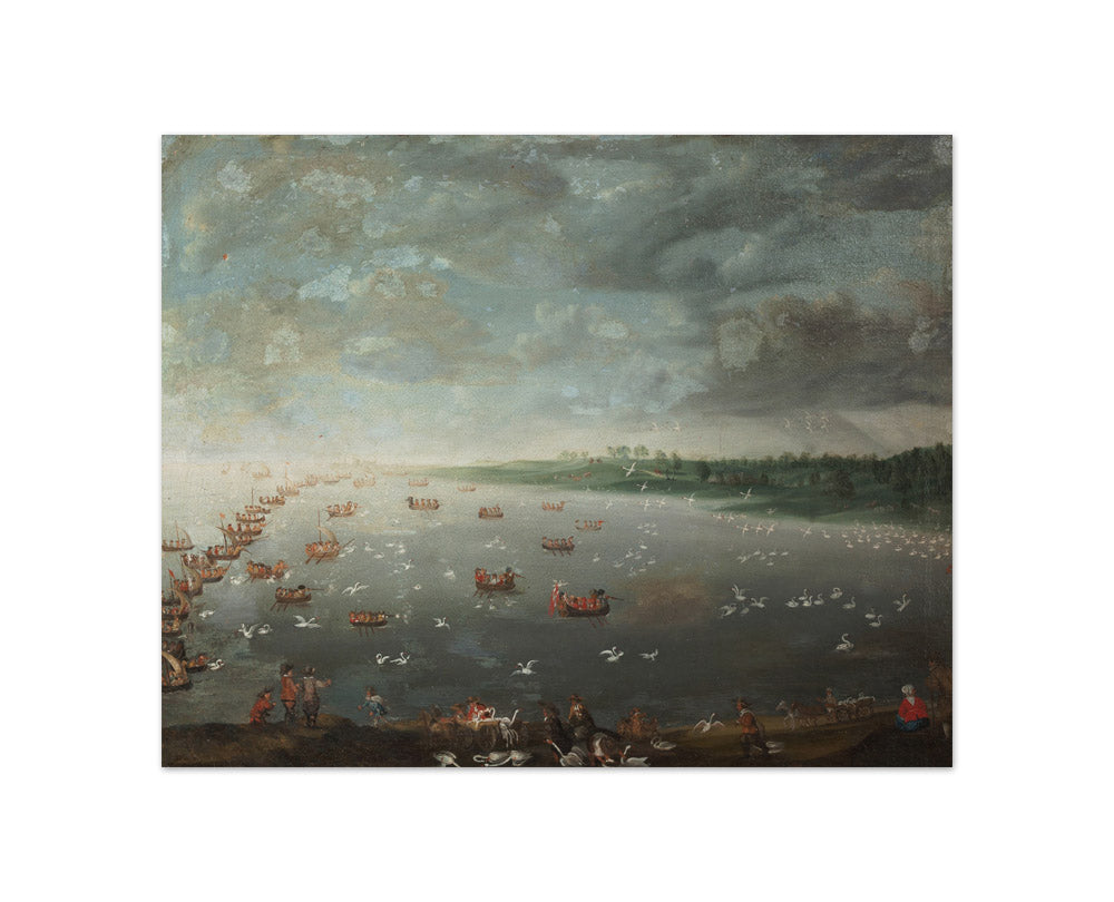 Swan Hunt by David de Coninck - Compact / Full Bleed / No Frame