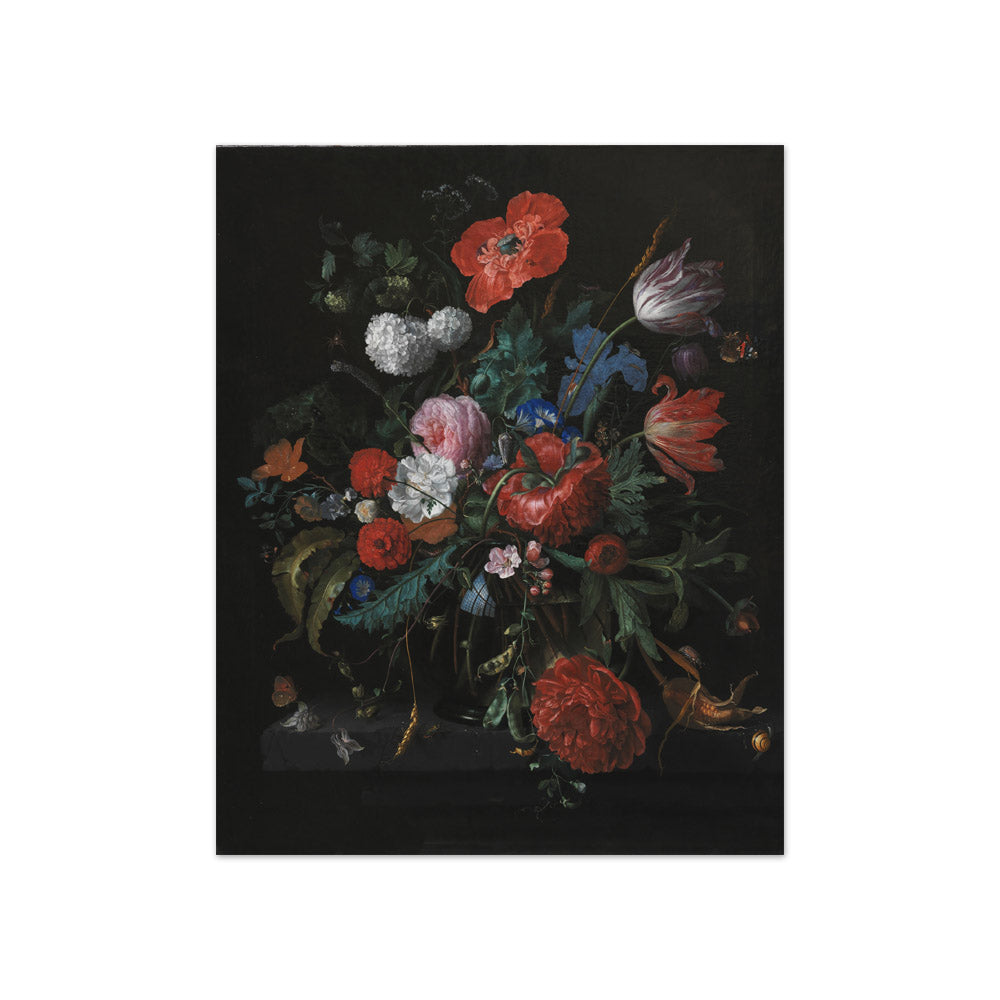 A Bunch of Flowers by Jacob van Walscapelle - Compact / Full Bleed / No Frame